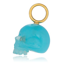 Jaw Drop Gemstone Skull Baby Charm 