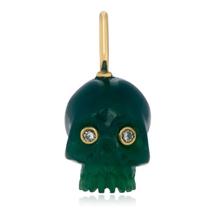 Jaw Drop Gemstone Skull Baby Charm 