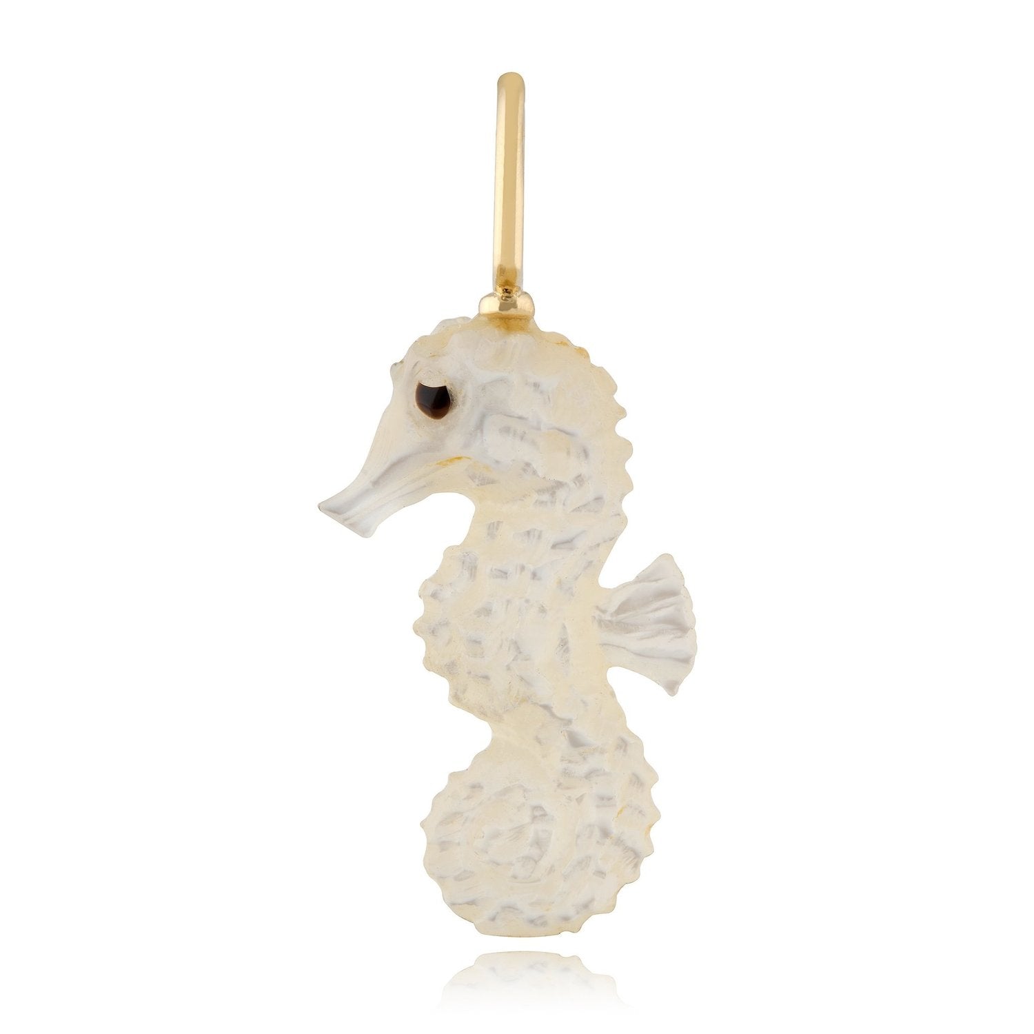 Illuminating Gemstone Seahorse Charm