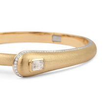 Prestige Pave Diamond or Satin Diamond Bangle Bracelet