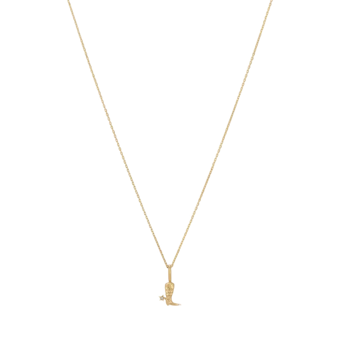 Diamond Boot Mini Charm
