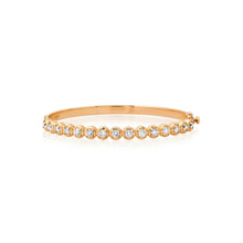Gemstone or Diamond Cloud Bangle Bracelet
