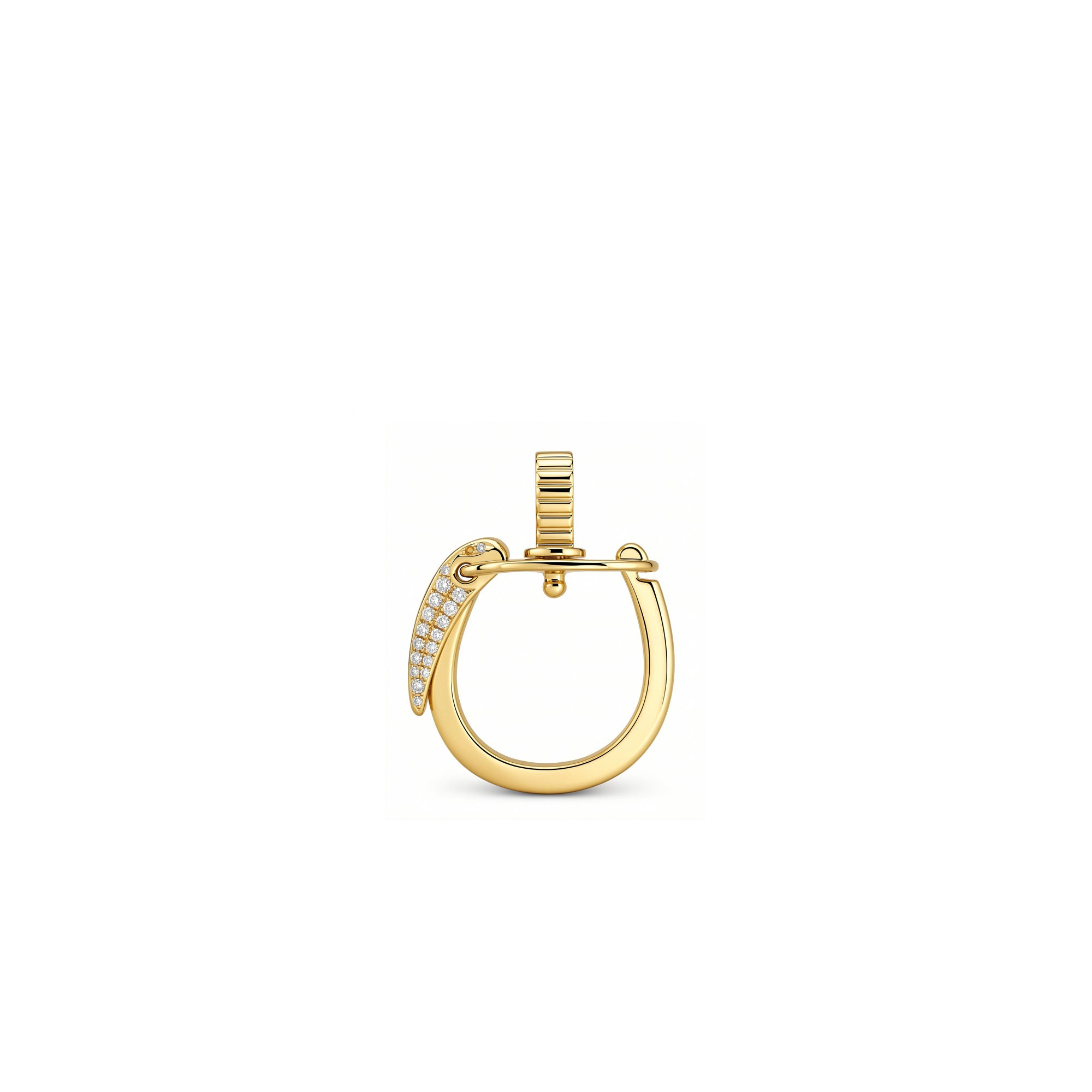 Diamond Pave Keychain Charm