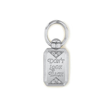 Don't Look Back Swivel Charm