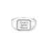 Don't Look Back Signet Ring