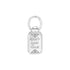 Don't Look Back Swivel Charm
