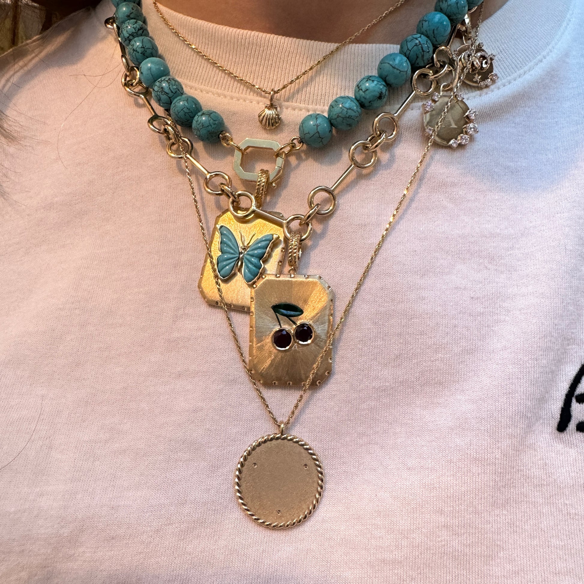 Double Sided or Single Sided Imperial Portrait Pendant