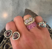 Double Sided Blinking Owl Flip Ring