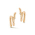 Thoby Gold & Diamond or All Diamond Duet Spiral Earrings