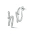 Thoby Gold & Diamond or All Diamond Duet Spiral Earrings