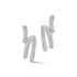 Thoby Gold & Diamond or All Diamond Duet Spiral Earrings
