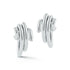 Thoby Gold & Diamond Statement Spiral Earrings