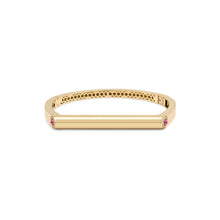 Gemstone & Diamond Grace Bangle Bracelet
