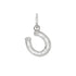 Baguette Diamond Horseshoe Charm with Enhancer