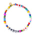 Skinny Mantra Beaded Icons Stretch Bracelet
