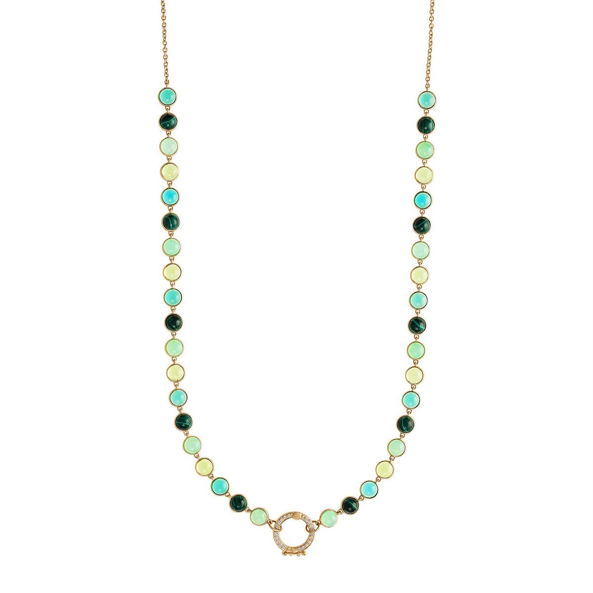 2023 Gemstone Closure Necklace
