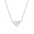 Full Cut Diamond Heart Choker Necklace