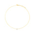 Full Cut Diamond Heart Choker Necklace