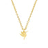 Hummingbird Necklace with Diamond Eye