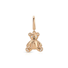 Diamond Teddy Clip Charm