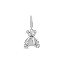 Diamond Teddy Clip Charm