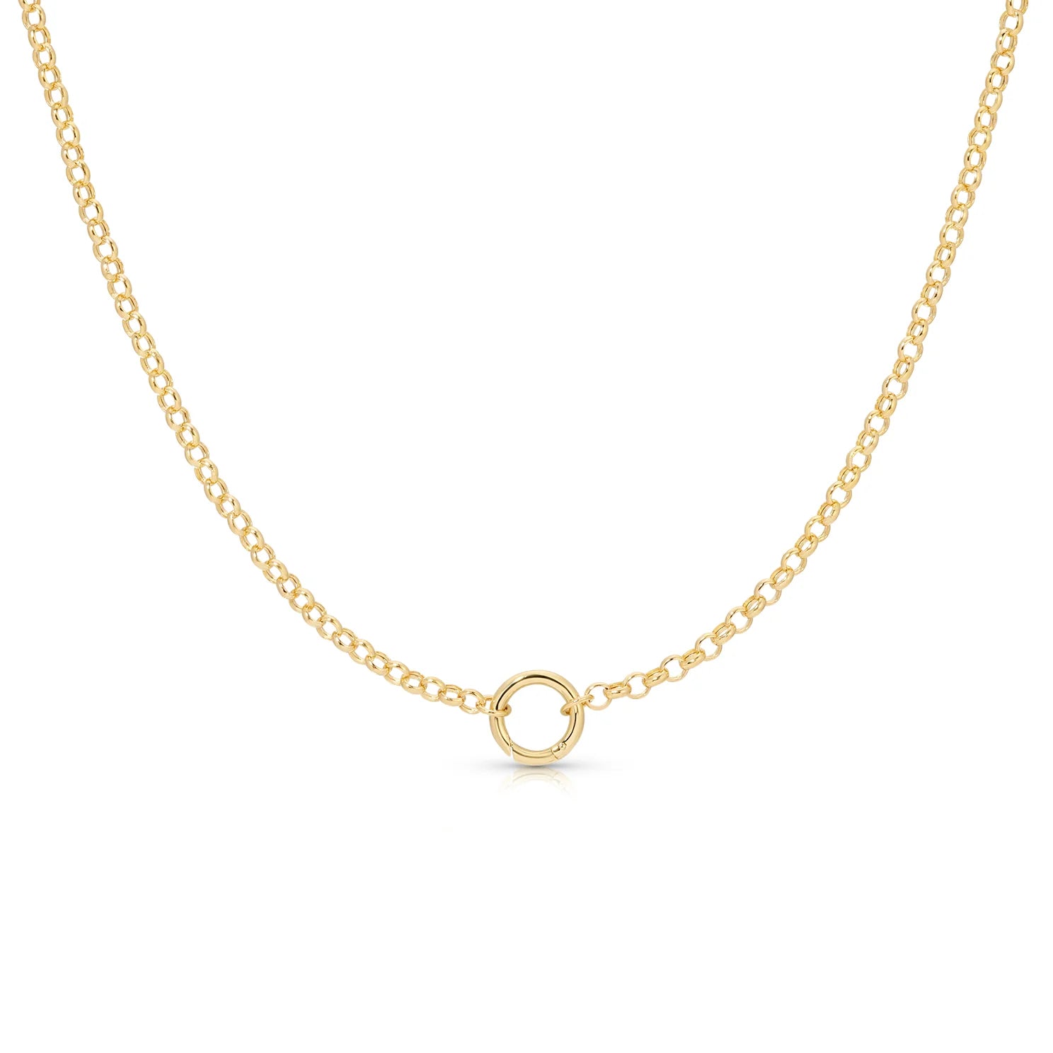 Rolo Chain Necklace with Enhancer