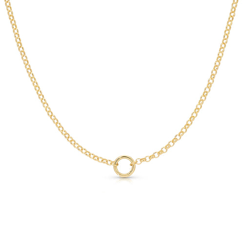 Rolo Chain Necklace with Enhancer
