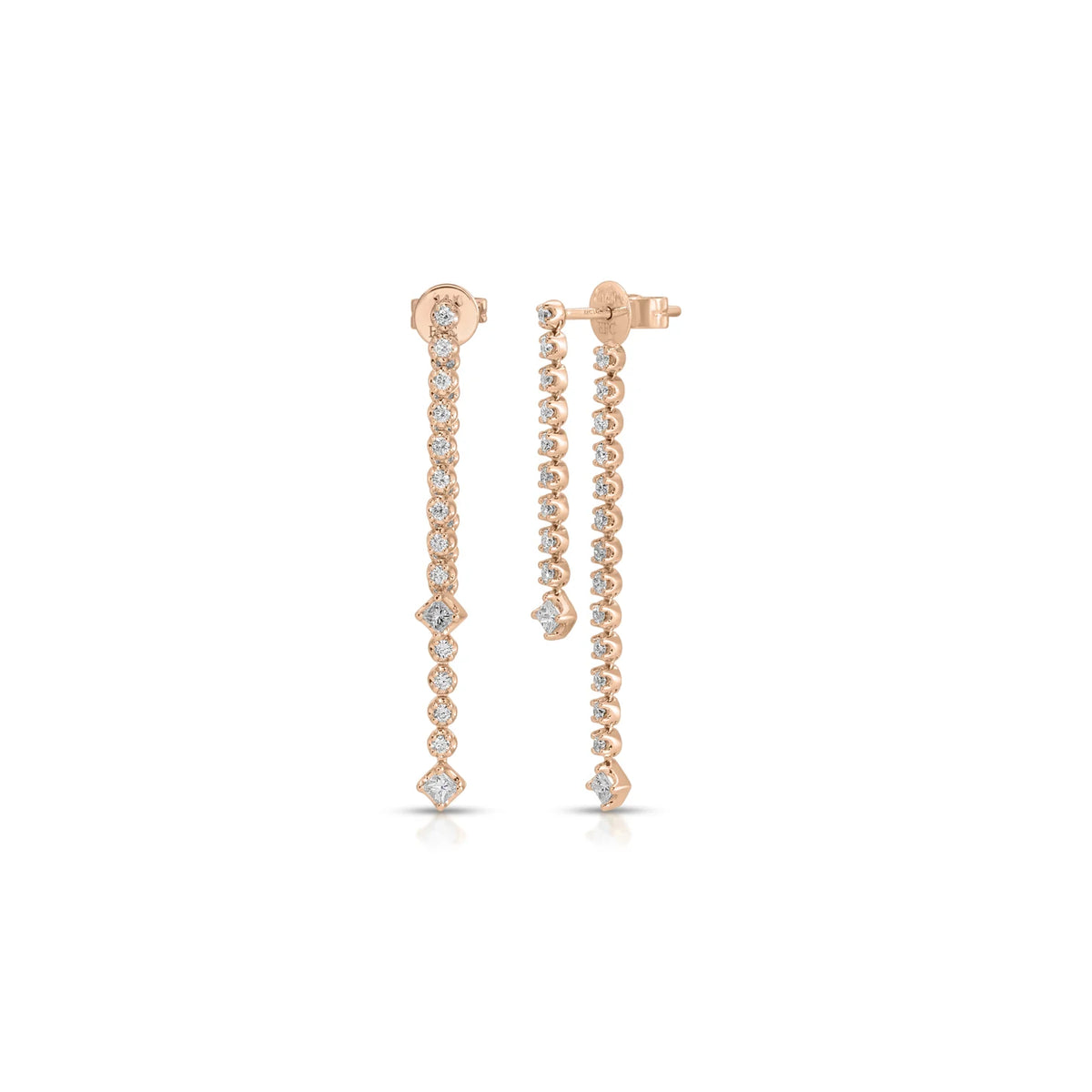 Diamond Kate Fringe Earrings