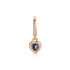 Mini Sapphire Heart Clip Charm