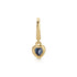 Mini Sapphire Heart Clip Charm