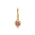 Mini Sapphire Heart Clip Charm