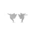 Pave Diamond Hummingbird Stud Earrings