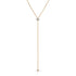 Diamond Fleur Lariat Necklace