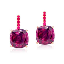 Color Candy Rhodolite Garnet & Pink Spinel Drop Earrings