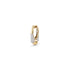 Edgy Pave Diamond Ball Statement Earring
