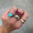 Emerald or Ruby & Emerald Heart Bypass Ring