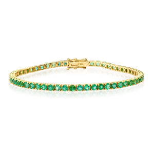 Endless Emerald Eternity Bracelet