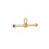 Zosia Gold or Diamond Equilibrium T Bar Chain Necklace
