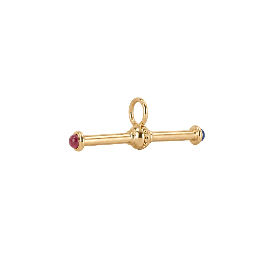 Zosia Gold or Diamond Equilibrium T Bar Chain Necklace