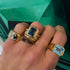 Exclusive MBAB x Helena Rose Classic Baguette Diamond Heart Stacking Ring