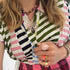 Maxi Berlingot Fluted Dome Ring & Topaz Bezel