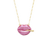 Bubblicious or Hottie Flying High Lips Necklace