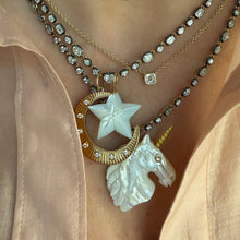 Mother of Pearl Unicorn Charm