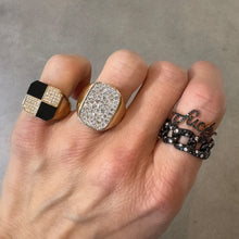 Black Diamond Twinkle Jumbo Link Ring