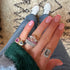 Lab Grown Pink Diamond Three Stone Ring