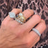 Small East West Pearl Ring