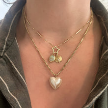 Fluted Pearl Shell Charm