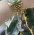 Diamond Cross Watch Charm Bracelet