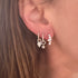 Shimmering Diamond Pave Star Earring Charms