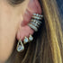 Diamond Lasso Drop Earrings